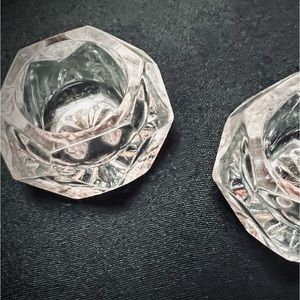 Vintage personal salt and pepper cellars